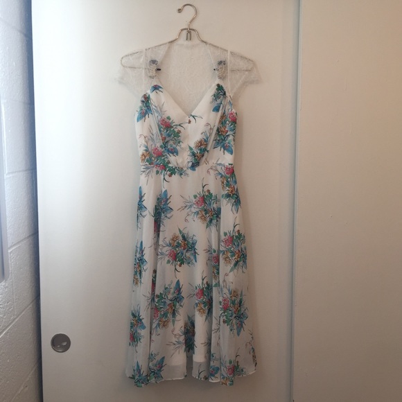 NWT ASOS Delicate White Dress - Picture 4 of 8