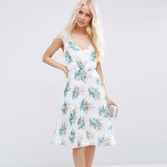 NWT ASOS Delicate White Dress - Picture 5 of 8