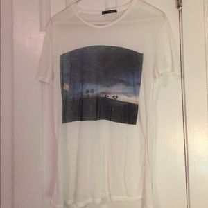 Sheer Brandy Melville Santa Monica t shirt