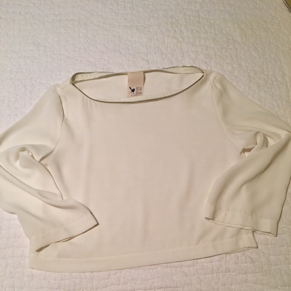Blue Wren amazing zipper neckline. Cutting Edge!!