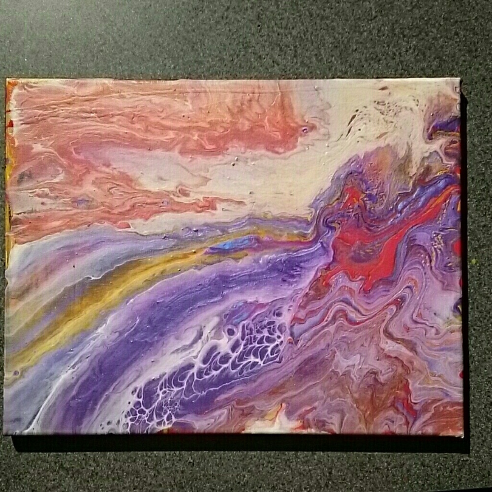 Abstract Acrylic Painting