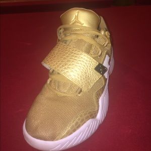 Gold jordans