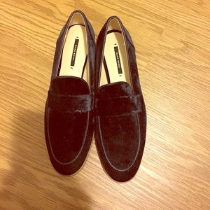 Zara Shoes - Zara Velvet Loafers Zara Shoes - Zara Velvet Loafers