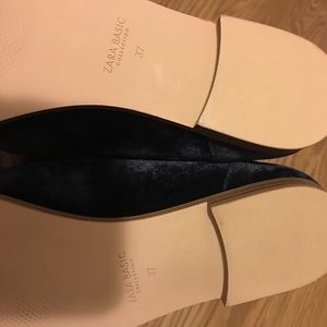 Zara Shoes - Zara Velvet Loafers Zara Shoes - Zara Velvet Loafers