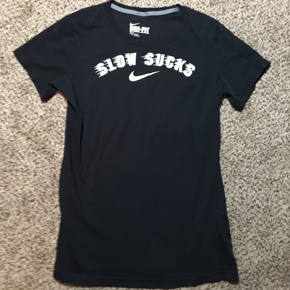 Women’s Black Nike dri-fit t-shirt