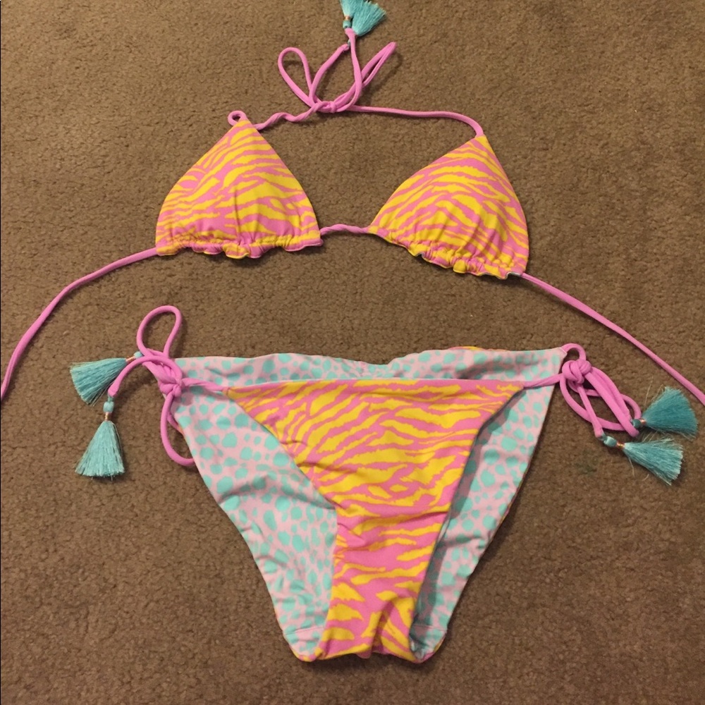 Reversible Triangle Top and Bikini Bottom