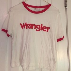 Urban outfitters wrangler ringer tee