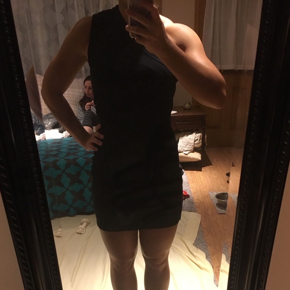 black dress