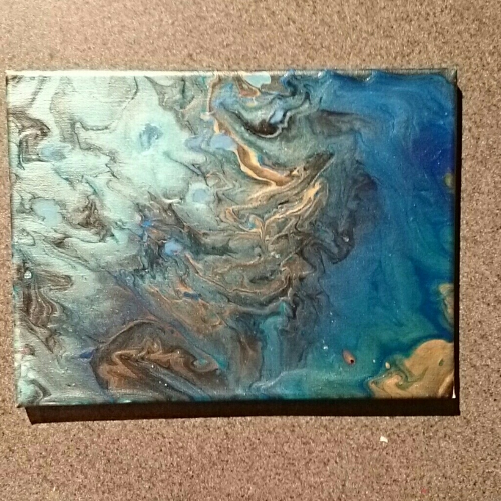 Abstract Acrylic Painting