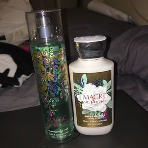 Bath and Bodyworks body lotion and Body spray