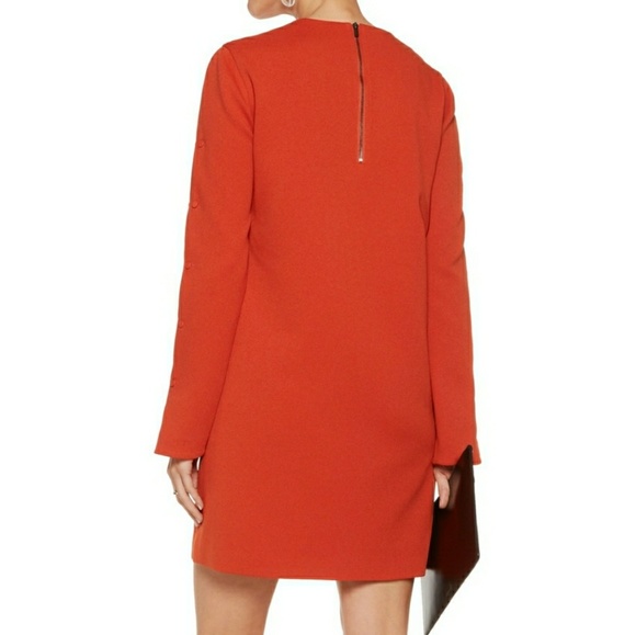 TIBI RED CREPE DRESS - Picture 3 of 4