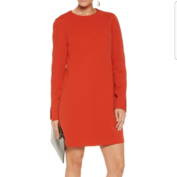 TIBI RED CREPE DRESS - Picture 4 of 4