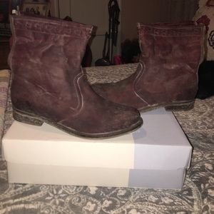 Farylrobin wine leather boots from Free People
