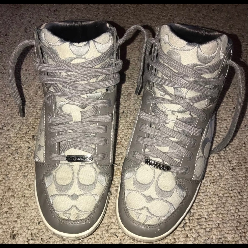 Coach High Top Shoes Size 8.5