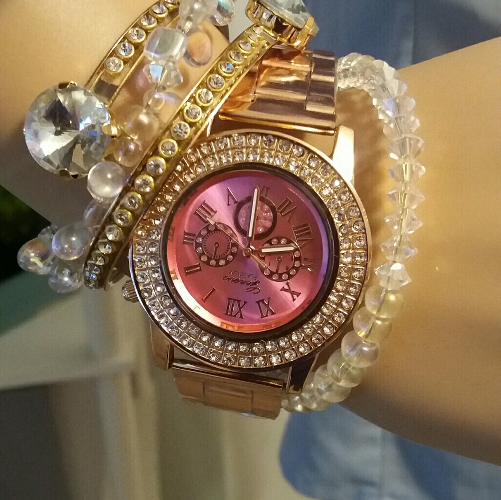 20% off 3+ items, Fashion watch, rose gold
