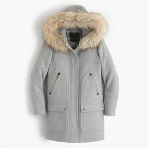 J.Crew Chateau Parka in Gray
