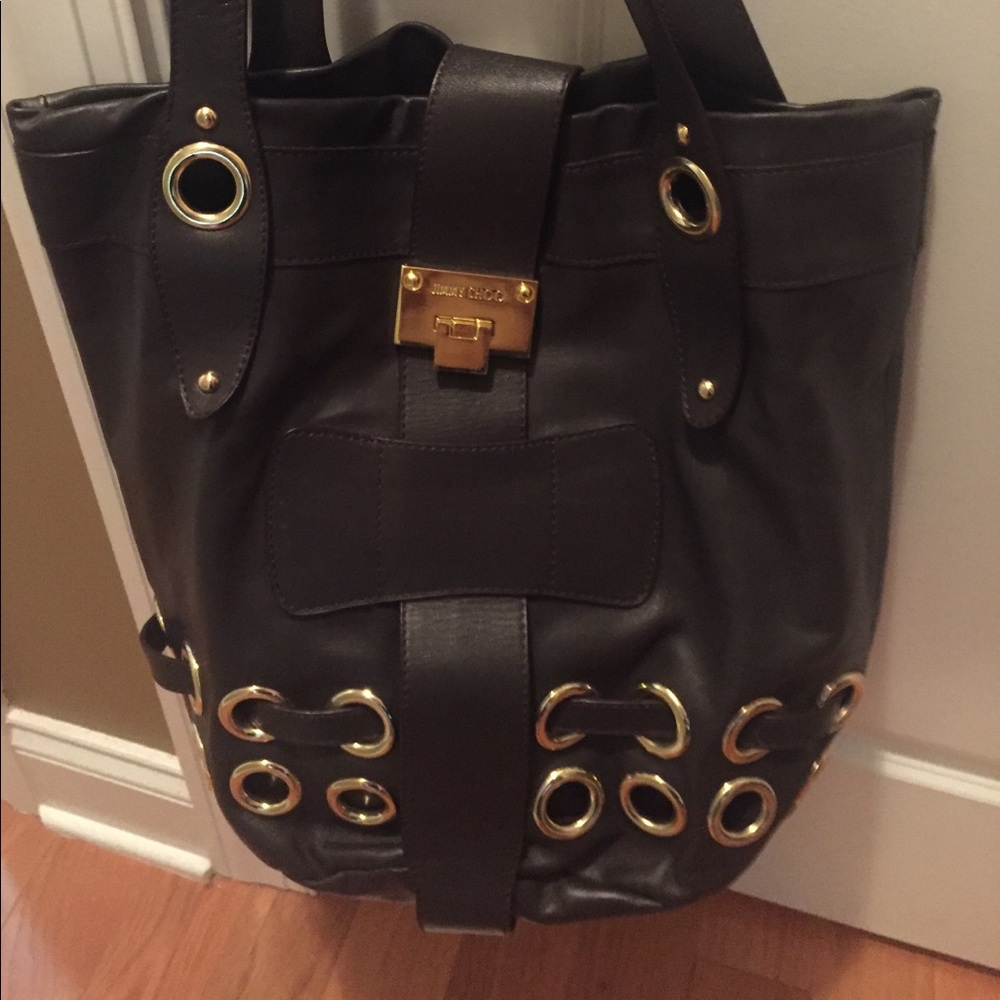 Jimmy Choo Large Dark Brown HANDBAG