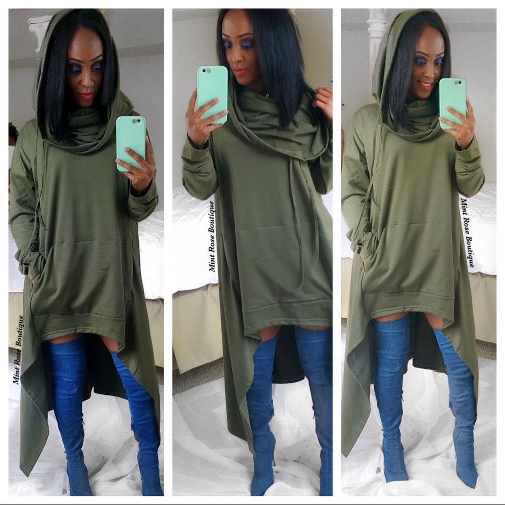 Oversized hoodie sweater cape