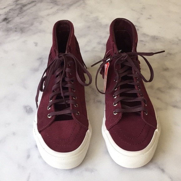 FinalPrice VANs NWB SK8-Hi Moc Port Suede Hi-Tops - Picture 4 of 6