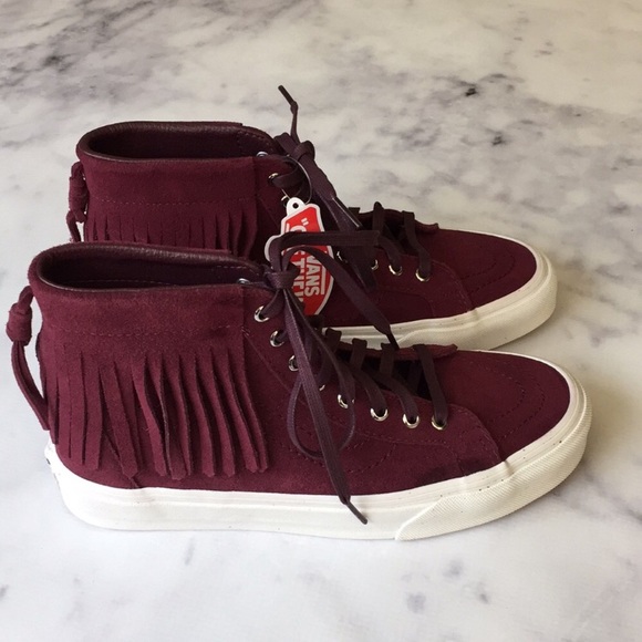 FinalPrice VANs NWB SK8-Hi Moc Port Suede Hi-Tops - Picture 2 of 6