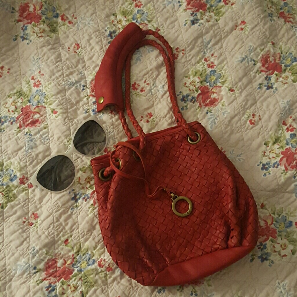 Yucca Red Leather Bag