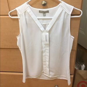 Banana Republic White sleeveless blouse