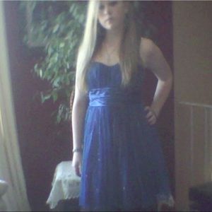 Sparkly blue dress