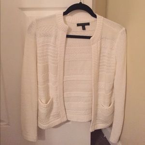 Banana Republic cream cardigan