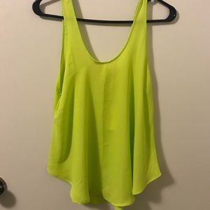 Neon green top