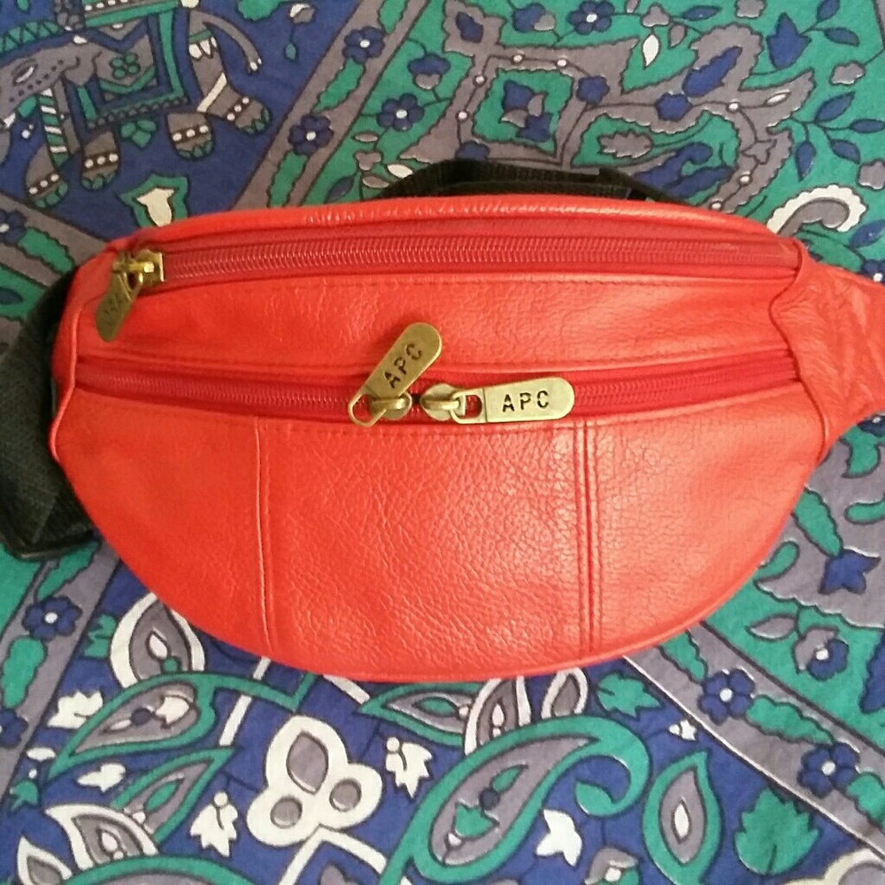 APC Leather Fanny Pack