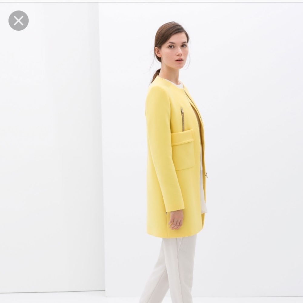 Zara Yellow Coat