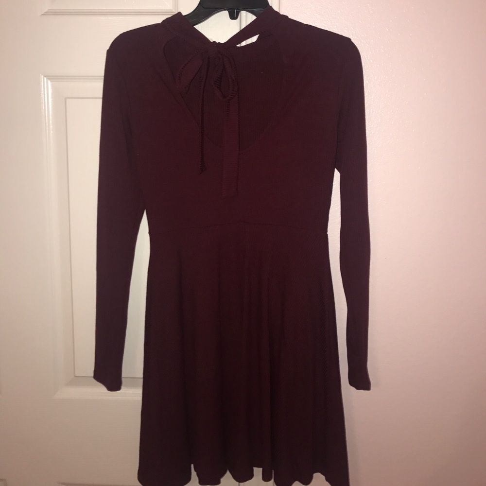 Maroon Dress