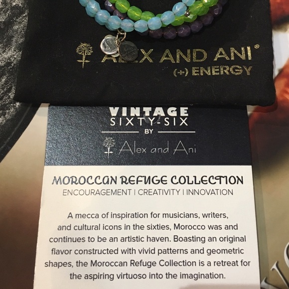 💙💚💜Set of 3 Vintage 66 Bohemian Jewel Wraps🌈 - Picture 4 of 4