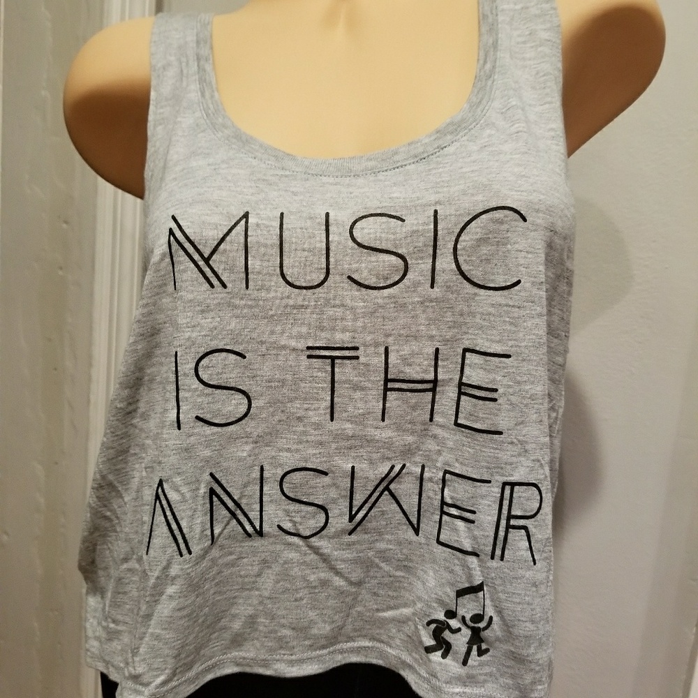 "Music is the Answer" soft tops!
