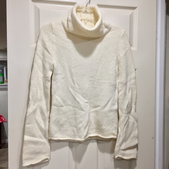 Express Sweaters - Express cream turtleneck sweater