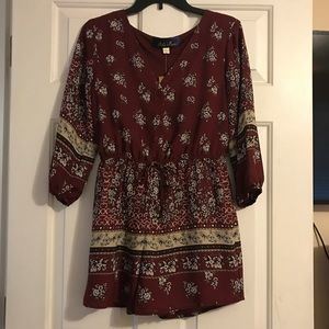 Size Small Francesca's Romper NWT