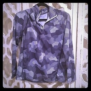 Black and white patterned sweater