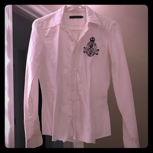Women’s Ralph Lauren button down blouse
