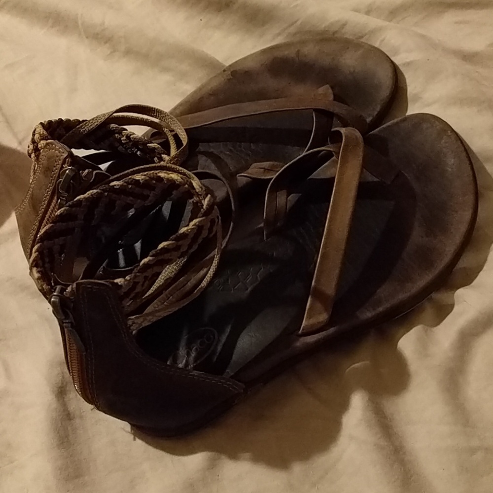 Chaco leather gladiator sandals