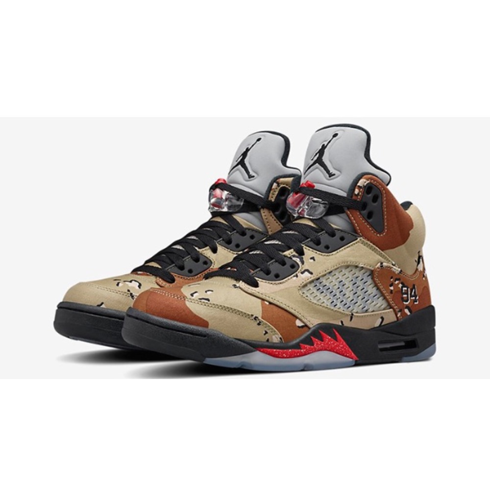 Supreme X Air Jordan 5 Retro 'Desert Camo'