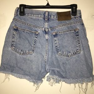 Calvin Klein High Waist Destructed Shorts