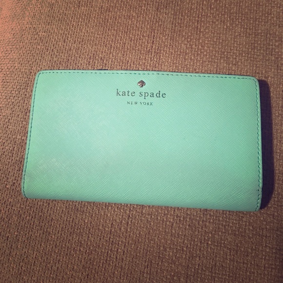 kate spade Handbags - Kate Spade ♠️ Mikas Pond Stacy Wallet - Mint Green