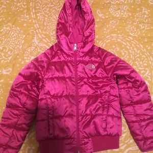 Girls the North Face winter jacket