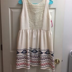 White Tribal Dress