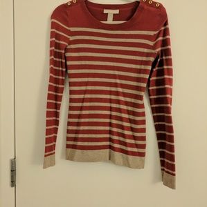 Banana Republic red striped sweater
