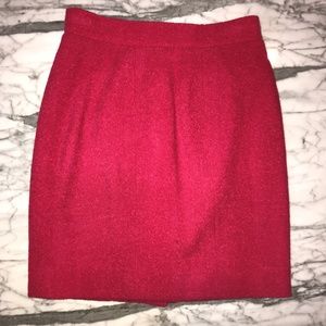 CHANEL Vintage Pink Boucle Pencil Skirt - Size 38