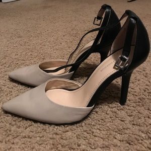 Two tone high heels