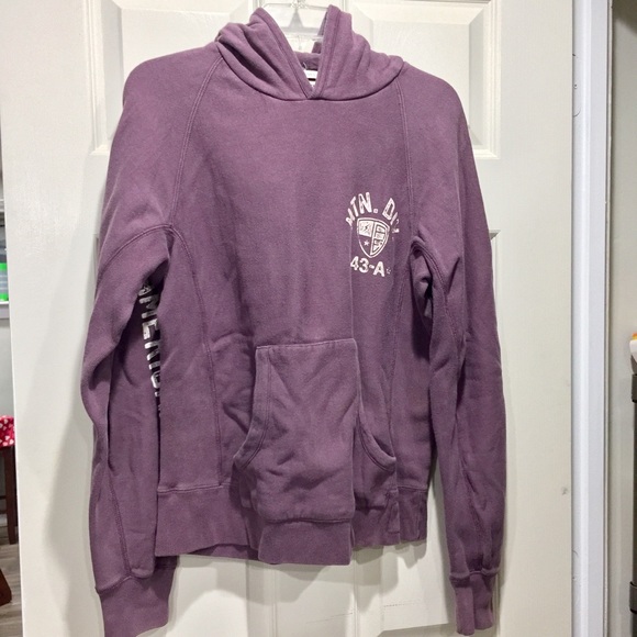 American Eagle Outfitters Tops - AE dusty purple hooded sweatshirt
