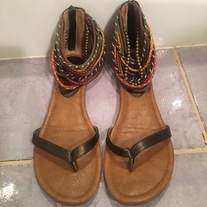 Ankle Bead & Rope Sandals