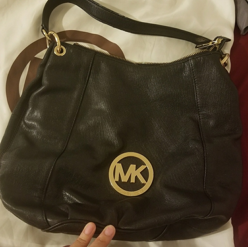 Michael Kors leather hobo